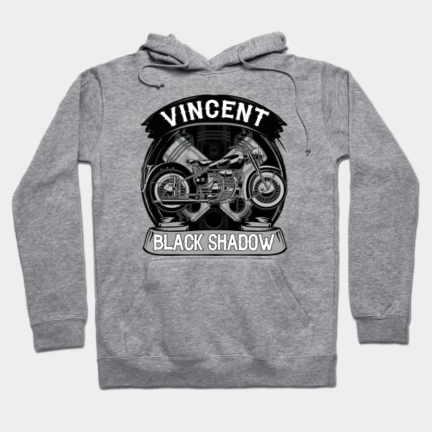 VINCENT BLACK SHADOW Hoodie by theanomalius_merch